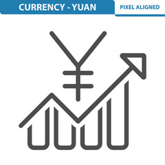 Obraz premium Currency - Yuan Icon