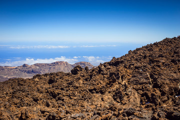 Beautiful landscape of  Teide national park, Tenerife, Canary island, Spain