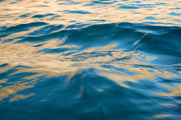 blue waves closeup
