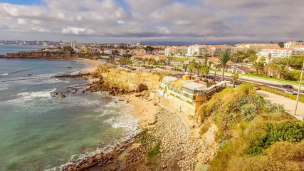 Vista da Praia de São Pedro do Estoril Portugal