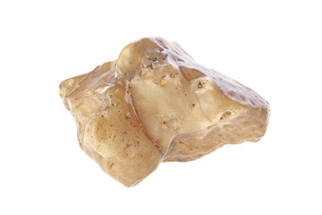 Desert stone isolated white cow head shape