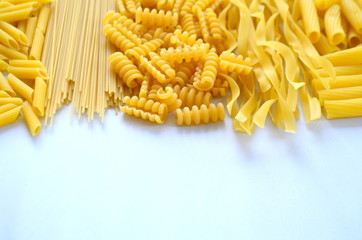 Different types of pasta