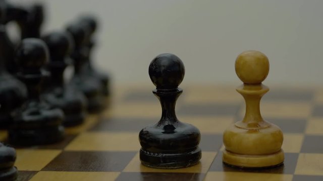 Hand Moves Chess Pawn