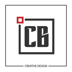 Initial Letter CB Logo Template Design Vector Illustration