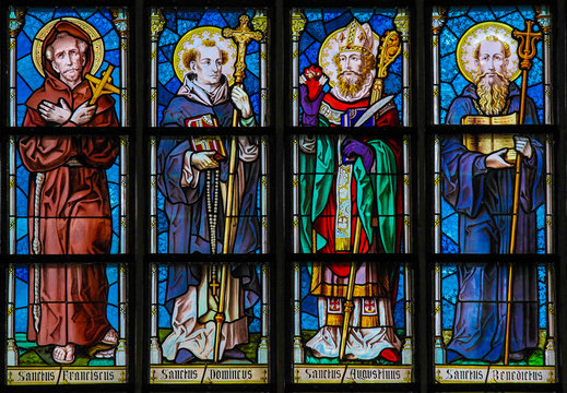 Roman catholic saints in the Church of Leuven