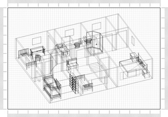 Apartment Design – Blueprint 