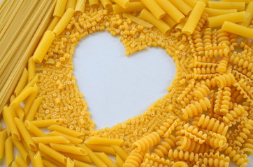 Разные виды макарон