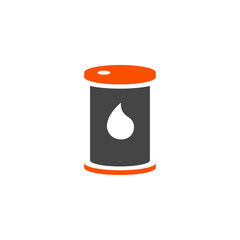 Vector crude oil fuels infographic template. Color icon for your illustration or presentation