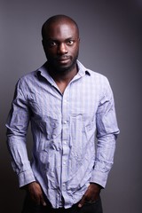 Portrait of a black man