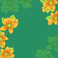 floral background with flowers