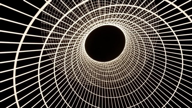 Grid wormhole on the starry sky