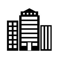 Buildings icon. Architecture symbol