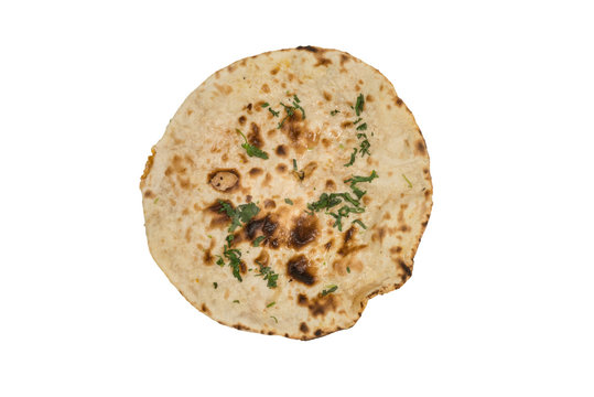 Indian flat bread aloo paratha naan