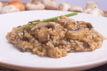 Mushroom Champignon Risotto