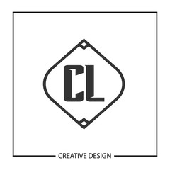 Initial Letter CL Logo Template Design Vector Illustration