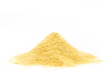 Brazilian Fuba. Pile of Corn Flour