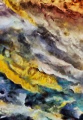 Grunge texture. Abstract retro background. Simple style with dirty elements. Marbled design. Close-up dry paint strokes on canvas. 