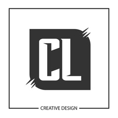 Initial Letter CL Logo Template Design Vector Illustration
