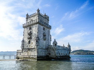 Fototapeta na wymiar Belem Tower, Lisbon, Portugal