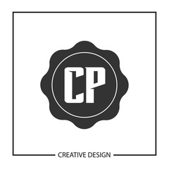 Initial Letter CP Logo Template Design Vector Illustration