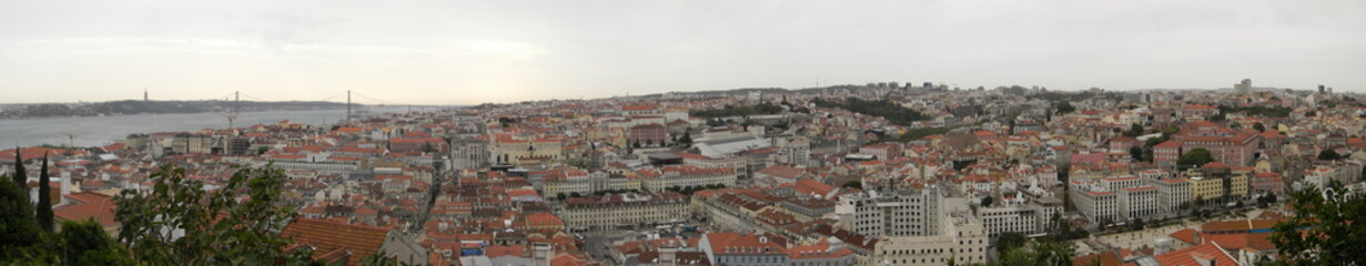 Naklejka na ściany i meble Lisbon cityscape, Portugal