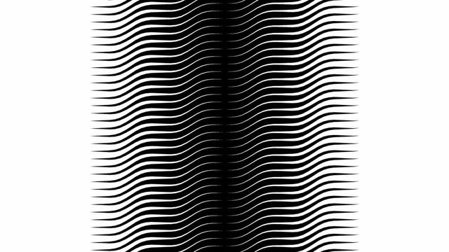 Abstract graphic slow motion black and white background pattern