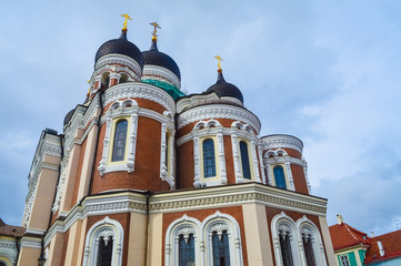Fototapeta na wymiar Aleksander Nevsky Cathedral of Tallinn, Estonia