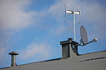 Antena na dachu © Maciej
