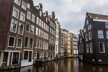 Fototapeta na wymiar Canals of Amsterdam, Netherlands