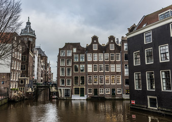 Fototapeta premium Canals of Amsterdam, Netherlands
