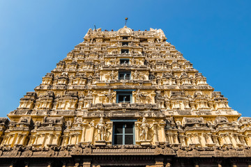 View of Sri Jalakandeswarar Temple in Vellore, India.