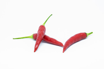 red chili peppers crossed