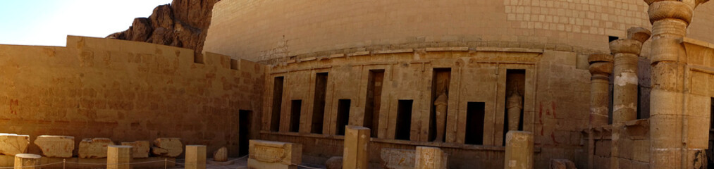 Djeser-Djeseru - Panorama Mortuary Temple of Hatshepsut