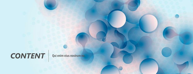 Molecular structures background and technology vector illustration