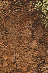 Fototapeta na wymiar Bas relief, Cambodia