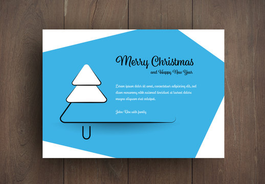 Christmas Card Layout