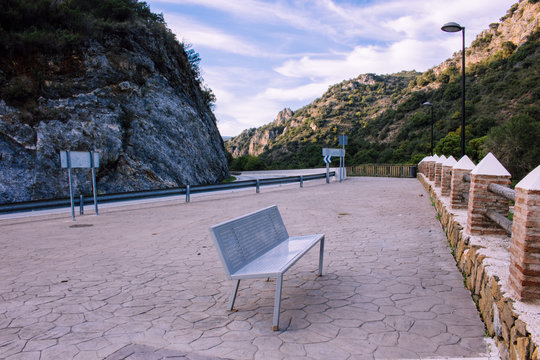 Path &ldquo;Acequia del Guadalmina&rdquo;. Benahavis, Costa del Sol, Andalusia, Spain.