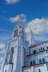 Two Steeples in Sky