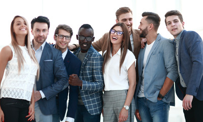 Fototapeta premium portrait of a group of leading specialists of a successful company