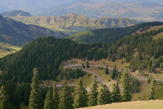 mountain road D915, the most dangerous road in the mountains of Turkey