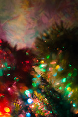 Christmas colors for a blurred background