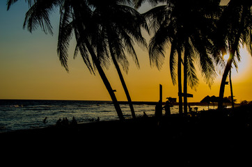 Sunset in Cuba