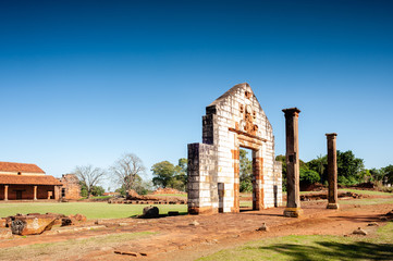 Jesuit Reductions of San Cosme and Damian. Itapúa. Paraguay.