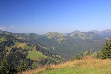 Fototapeta na wymiar Berggipfel im Allgäu