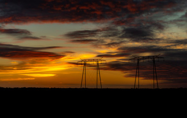 Obraz premium coucher de soleil