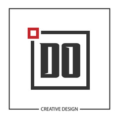 Initial Letter DO Logo Template Design Vector Illustration