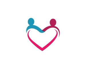 Community logo template illustration