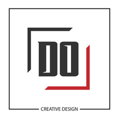 Initial Letter DO Logo Template Design Vector Illustration