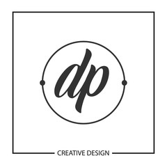 Initial Letter DP Logo Template Design Vector Illustration