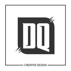 Initial Letter DQ Logo Template Design Vector Illustration